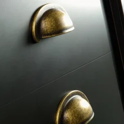 Poignée pour meubles Alberic, L77mm, entraxe 64mm, Zamak, Bronze^Emuca Discount