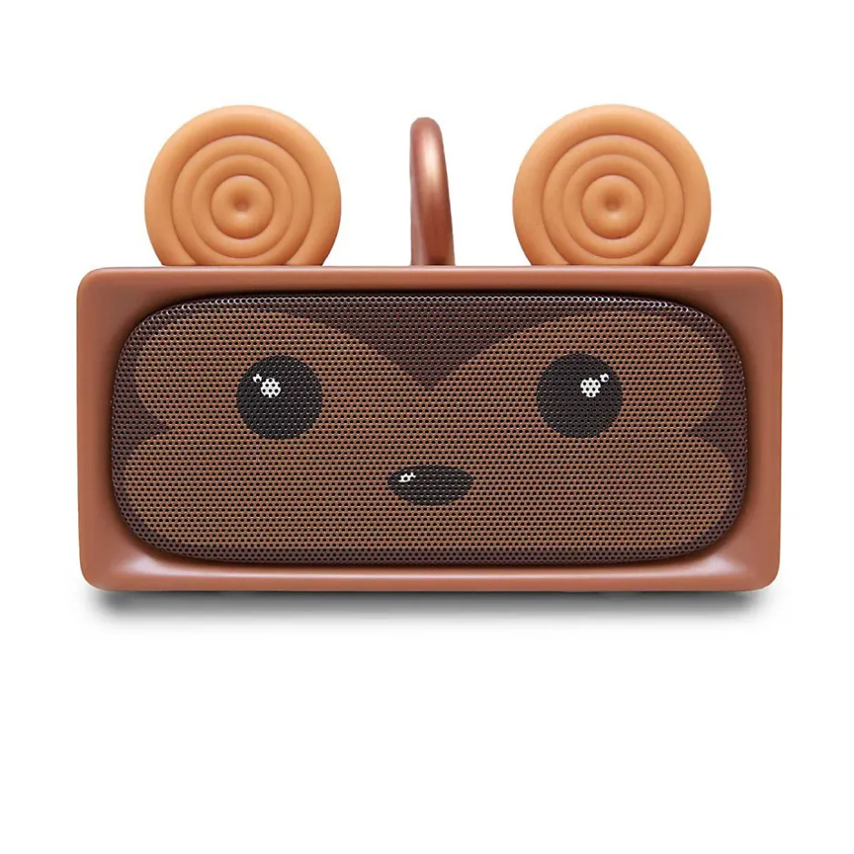Enceinte Adorable stéréo Monkey - - Enceinte Bluetooth Monkey Marron-Mobility On Board New