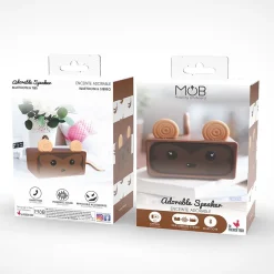 Enceinte Adorable stéréo Monkey - - Enceinte Bluetooth Monkey Marron-Mobility On Board New