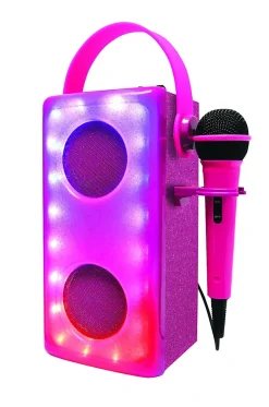 Enceinte Bluetooth lumineuse Rose avec micro^Lexibook Hot