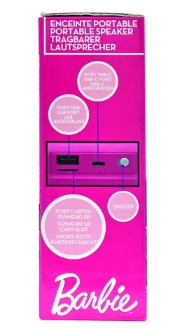 Enceinte Bluetooth portable Barbie^Lexibook New