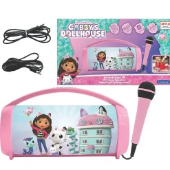 Enceinte Bluetooth Sans-Fil Lumineuse avec Micro Gabby et la Maison Magique^Lexibook Best