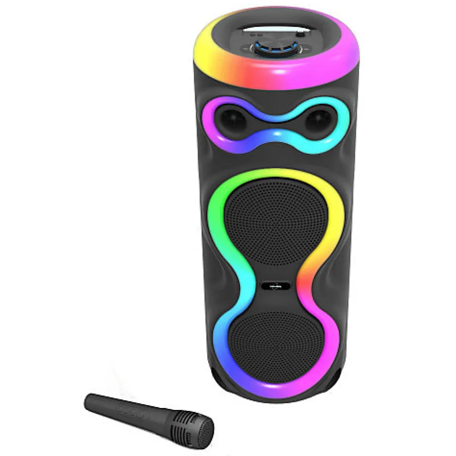 Enceinte lumineuse Bluetooth KARAOKE 1000W FIREBOOST^Inovalley Discount