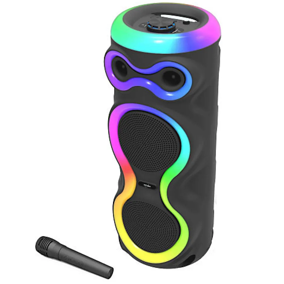 Enceinte lumineuse Bluetooth KARAOKE 1000W FIREBOOST^Inovalley Discount