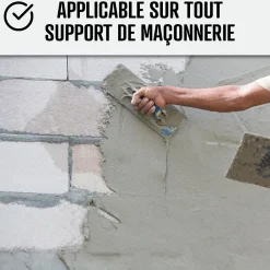 Enduit de cuvelage hydrofuge - Étanchéité cave sous-sol garage / ARCACIM CAVE Blanc - 5 kg --Arcane Industries Online