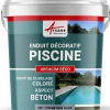 ENDUIT DE CUVELAGE PISCINE FINITION BETON CIRE - ARCACIM DECO Titane Gris Clair - 8 m² --Arcane Industries Outlet