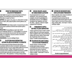 Enduit de Rebouchage Fibrelastic , Fissures Vivantes, 1,5 kg-Semin Discount