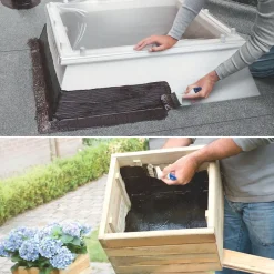 Enduit d'étanchéité noir Aqua étanche cartouche de 310g^UHU Sale