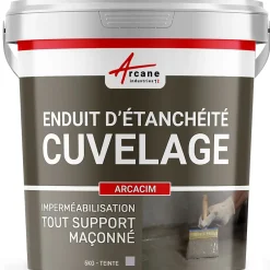 Enduit Hydrofuge pour support maçonné - ARCACIM Gris - 5 kg --Arcane Industries Sale