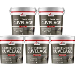 Enduit Hydrofuge pour support maçonné - ARCACIM Blanc - Offre Spéciale : 5 x 25 Kg --Arcane Industries Outlet
