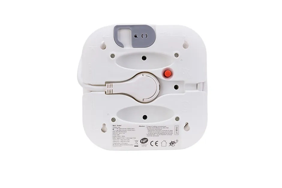 Enrouleur 3 prises + 2 USB-A/C -^Zenitech Clearance