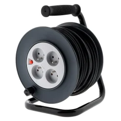 Enrouleur 4 prises H05VV-F 3G1mm² - 25m -^Zenitech Outlet