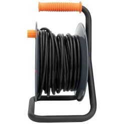 Enrouleur 4 prises 25m + coupe-circuit + support-Zenitech Hot