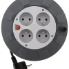 Enrouleur 4 prises 5m + coupe-circuit-Zenitech Sale