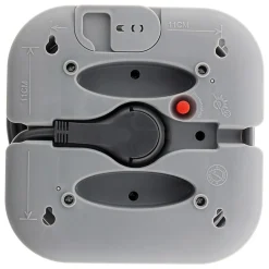 Enrouleur 3 x 2P+T + 2x USB - 7m - gris -^Zenitech Clearance