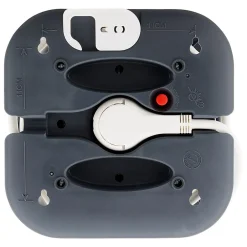 Enrouleur 3 x 2P+T + 2x USB - 7m - noir --Zenitech New