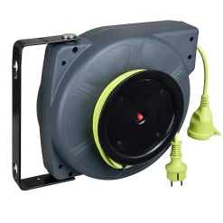 Enrouleur automatique de câble mural H05VVF 3G 1,5mm² 15m-Diall Online