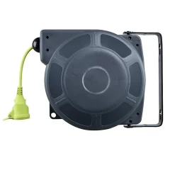 Enrouleur automatique de câble mural H05VVF 3G 1,5mm² 15m-Diall Online