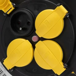 Enrouleur chantier, 4 prises, H07RN-F3G1.5MM2, 25M , NF,CE - IP44^Velamp New