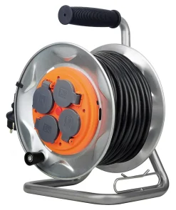 Enrouleur chantier 3G2,5mm² IP44 25m - 4 prises^Zenitech Sale