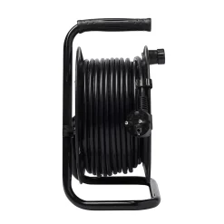 Enrouleur de bricolage H05VVF 3G1mm² 2 prises 15m-