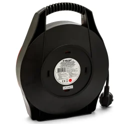 Enrouleur de câble domestique 4 prises Schuko standards, câble H05VV-F3G1.0MM2, 10M ,CE^Velamp New