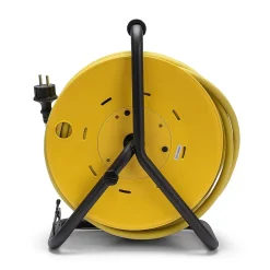 Enrouleur de chantier, 4 prises, 3G2.5, 40 mètres , NF, IP44. Platine fixe et guide cable^Velamp Best