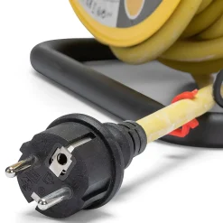 Enrouleur de chantier, 4 prises, 3G2.5, 40 mètres , NF, IP44. Platine fixe et guide cable^Velamp Best