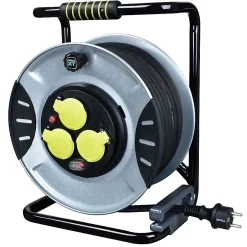 Enrouleur de chantier Diall H07RNF 3G1 5mm² 40m^Masterplug Hot