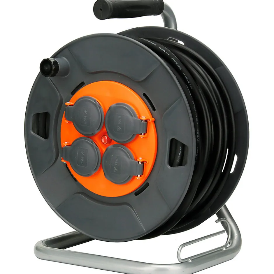 Enrouleur de chantier IP44 4 prises 40m^Zenitech New