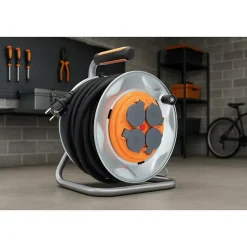 Enrouleur de chantier IP44 - 4 prises 25m-Zenitech