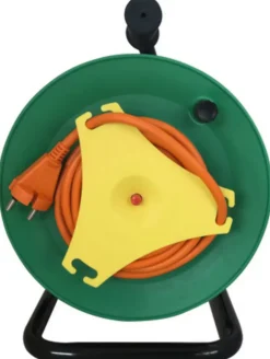 Enrouleur de jardin 25 m orange et vert^ Discount