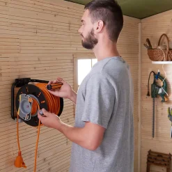 Enrouleur de jardin 47/3M H05VVF 3G1 5mm²^Diall Outlet