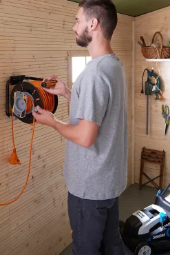 Enrouleur de jardin 22/3M H05VVF 3G1 5mm²^Diall Sale