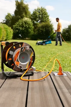 Enrouleur de jardin 22/3M H05VVF 3G1 5mm²^Diall Sale