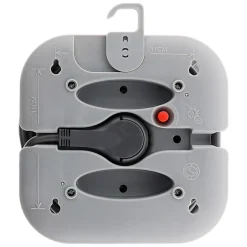 Enrouleur domestique 4 x 2P+T - 7m - gris^Zenitech Outlet