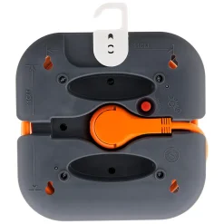 Enrouleur domestique 4x2P+T - 7m orange^Zenitech Best