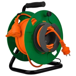 Enrouleur jardin IP44 35m + coupe circuit-Zenitech Sale