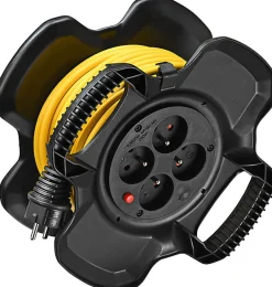 Enrouleur électrique compact XGUM 4 prises 20m H05VV-F 3G1,5 16A 230V Brennenstuhl^Brennenstuhl Professionalline Clearance