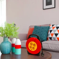 Enrouleur électrique domestique 10m, H05VV-F3G1.0MM2, 4 prises françaises 2P+T 16A, NF, CE-Velamp Outlet