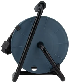 Enrouleur 12m 3 prises + 2USB - gris --Zenitech Outlet