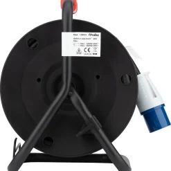 Enrouleur Schuko/CEE P17 20m - Noir/Bleu -^Protec Discount