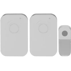 Ensemble 2 carillons et 1 bouton sans fil Soft Touch 36 mélodies-Blyss Discount