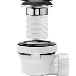 Ensemble bonde et siphon de lavabo Quick-Clac Nano 6.7 Sortie Ø32 mm - 1/4 de tour^Wirquin Best