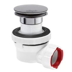 Ensemble bonde et siphon de lavabo Quick-Clac Nano 6.7 Sortie Ø32 mm - 1/4 de tour^Wirquin Best