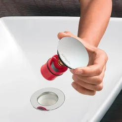 Ensemble bonde et siphon de lavabo Nano 6.7 Sortie Ø32 mm - 1/4 de tour^Wirquin Hot