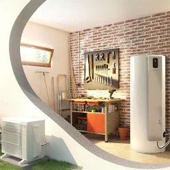 Ensemble chauffe-eau thermodynamique Calypso Split 270L Vertical Stable - - ATLPACKSPLITCA270^Atlantic Best