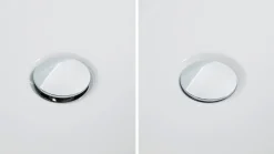 Ensemble de vidage siphon + trop-plein, Chrome, réglable - 8x40-88cmx18-50cm-Duravit Hot