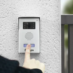 Ensemble interphone vidéo filaire et bouton pour l'extérieur Shelon-Blyss Online