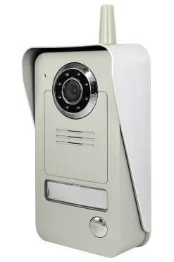 Ensemble interphone vidéo sans fil avec bouton pour l'extérieur Wolin^Blyss